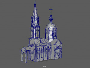orthodox church 3Dモデル