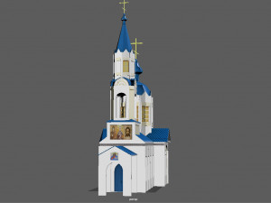 orthodox church 3Dモデル