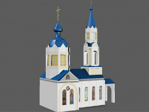 orthodox church 3Dモデル