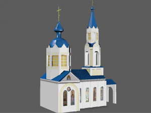 orthodox church 3D Model