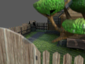 villaggio Modello 3D