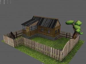 villaggio Modello 3D