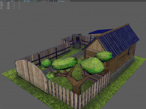 villaggio Modello 3D