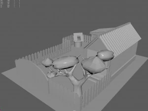 villaggio Modello 3D