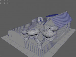 villaggio Modello 3D