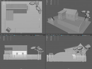 village 3D Model
