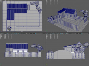village 3D Model