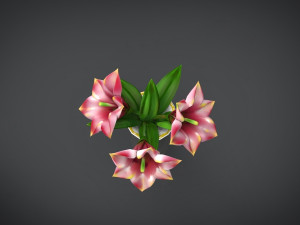 vase of flowers 3D-Modell