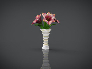 vase of flowers 3D-Modell