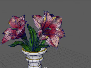 vase of flowers 3D Model