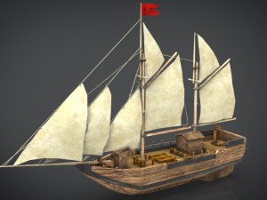 old ship 3D Model