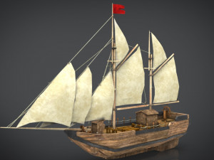 old ship 3D Model