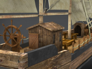 old ship 3D Model