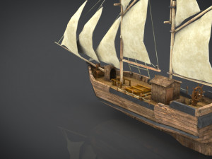 old ship 3D Model