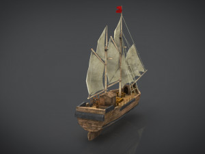 old ship 3D Model
