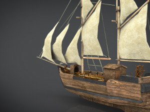 old ship 3D Model