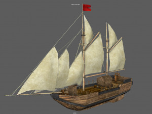 old ship 3D Model