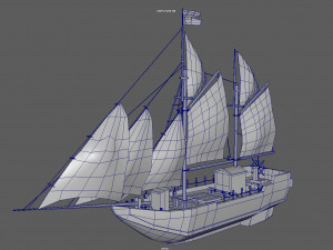 old ship 3D Model