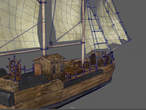 old ship 3D Model