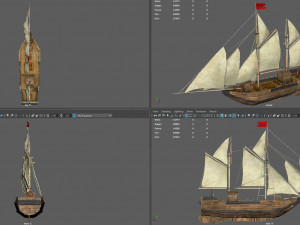old ship 3D Model