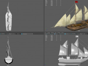 old ship 3D Model
