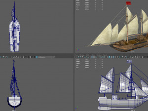 old ship 3D Model