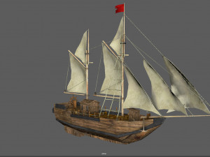 old ship 3D Model