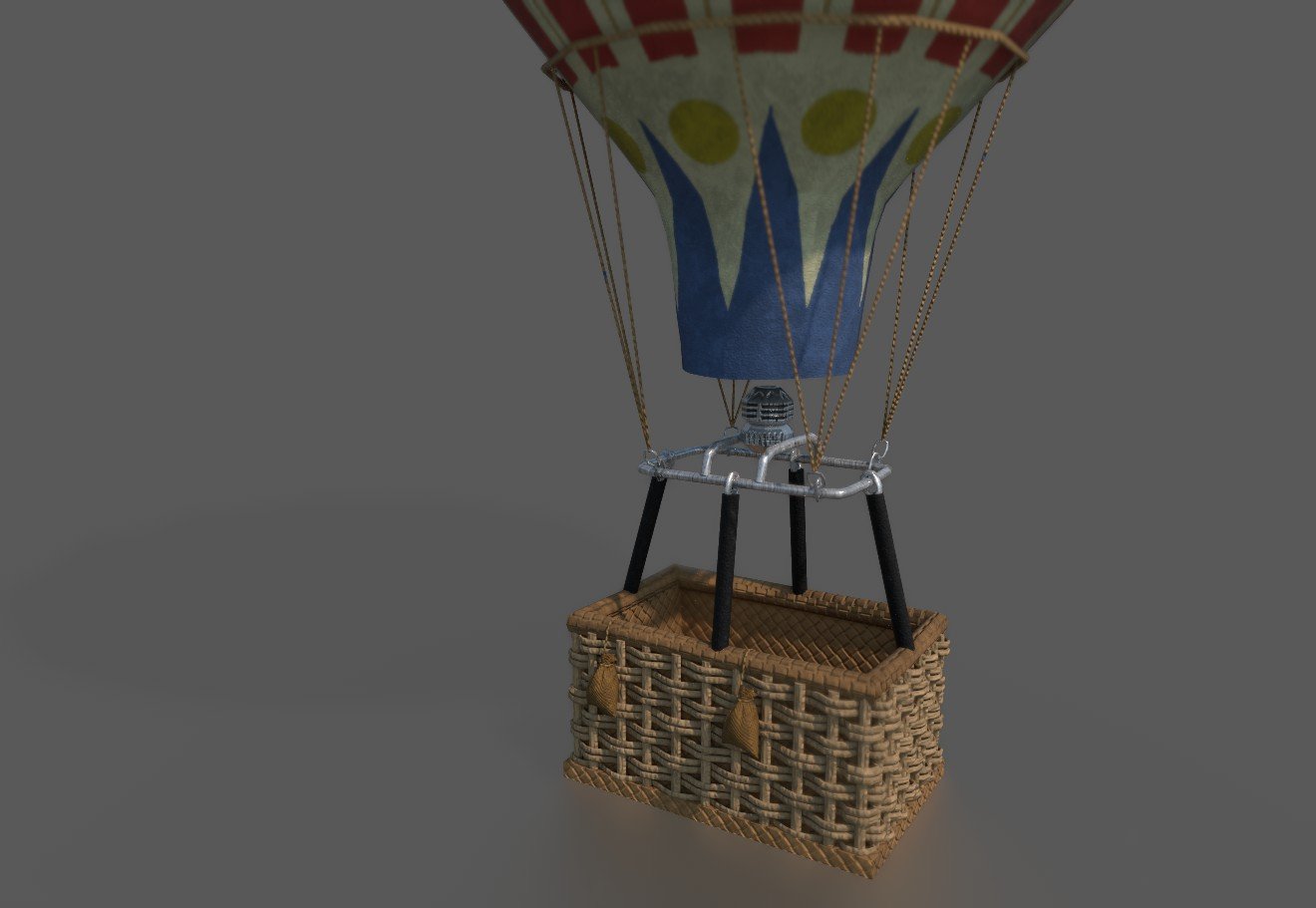 Воздушная техника. air balloon 3D Модели. 