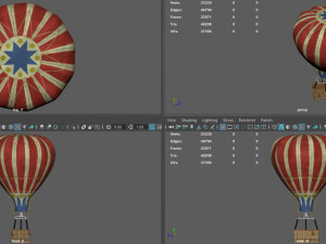 air balloon 3Dモデル