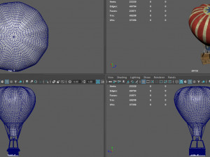air balloon 3Dモデル