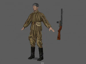infanty guard 3D Model