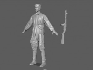 infanty guard 3D Модель