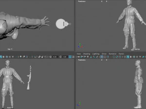 infanty guard 3D Model