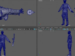 infanty guard 3D Model