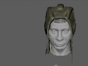 tanker helmet 3Dモデル