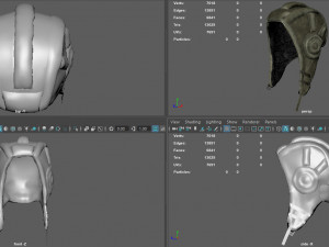 tanker helmet 3Dモデル