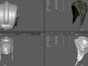 Tankerhelm 3D Modell