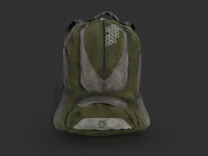 sports blackpack 3D Model