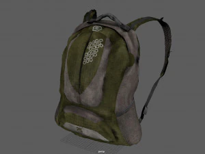 sports blackpack 3D Model