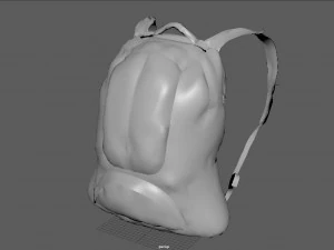 sports blackpack 3D Model
