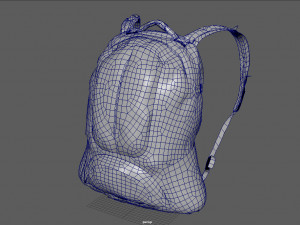 sports blackpack 3D Модель