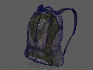 sports blackpack 3D Model