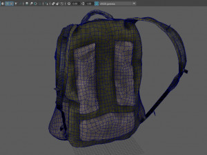 sports blackpack 3D Модель