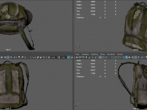 sports blackpack 3D Модель