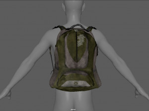 sports blackpack 3D Модель