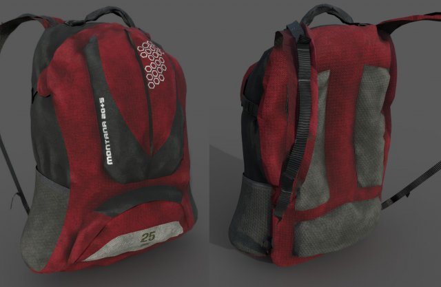 mountain blackpack Model 3D .c4d .max .obj .3ds .fbx .stl .blend 