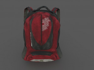 mountain blackpack Model 3D