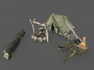 camping 3D Model