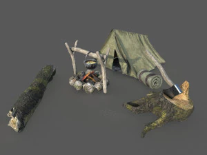 camping 3D Model