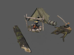 camping 3D Model